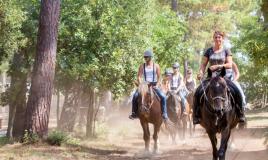 la pignade campsite horseriding